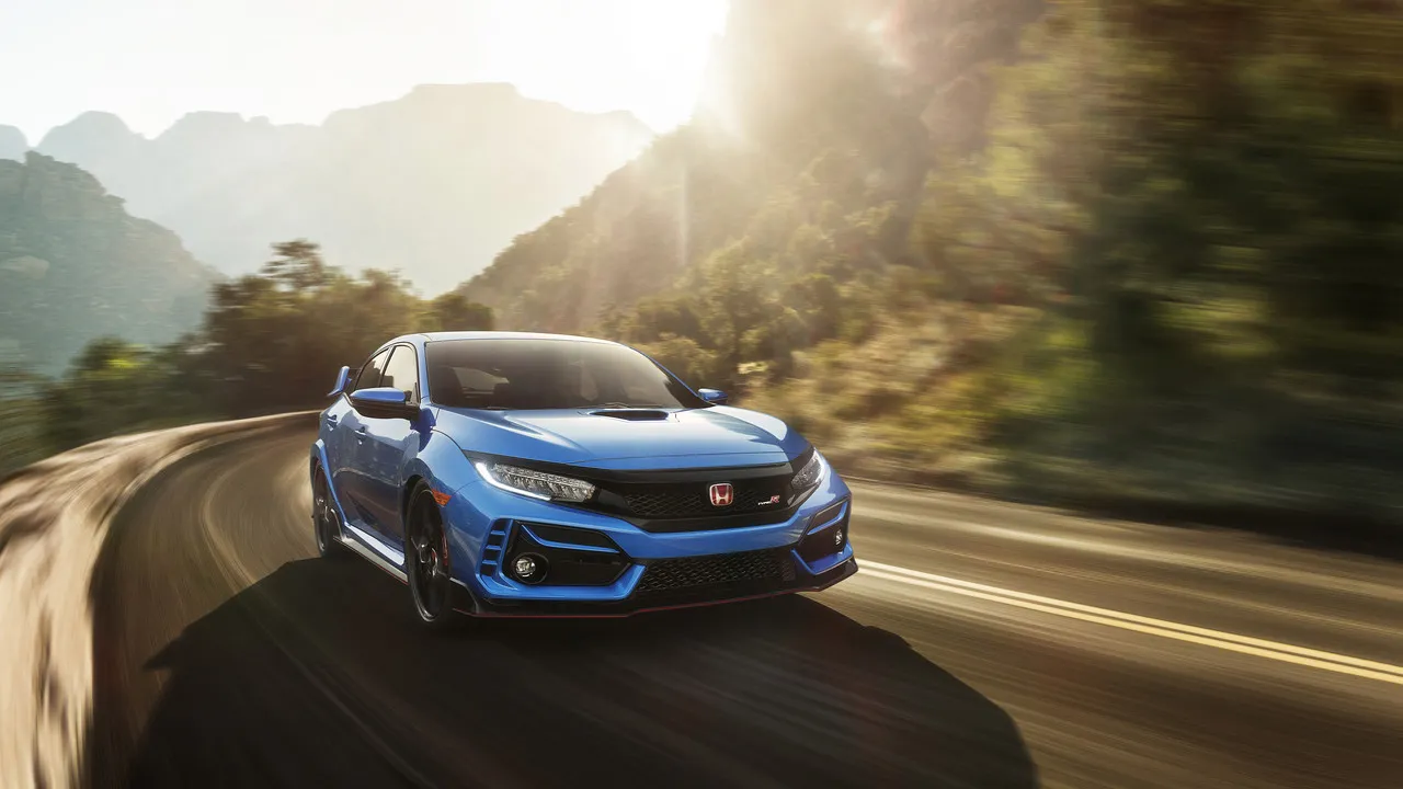 Carro esportivo Honda Civic Type R